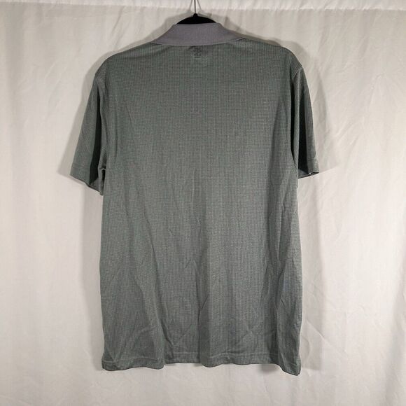 IZOD Golf Polo Shirt Men's Medium Solid Grey Short Sleeve Collared - Picture 6 of 9